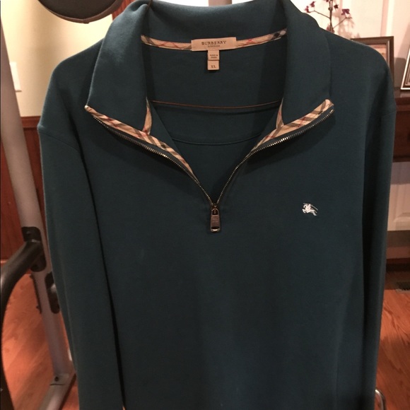 burberry quarter zip